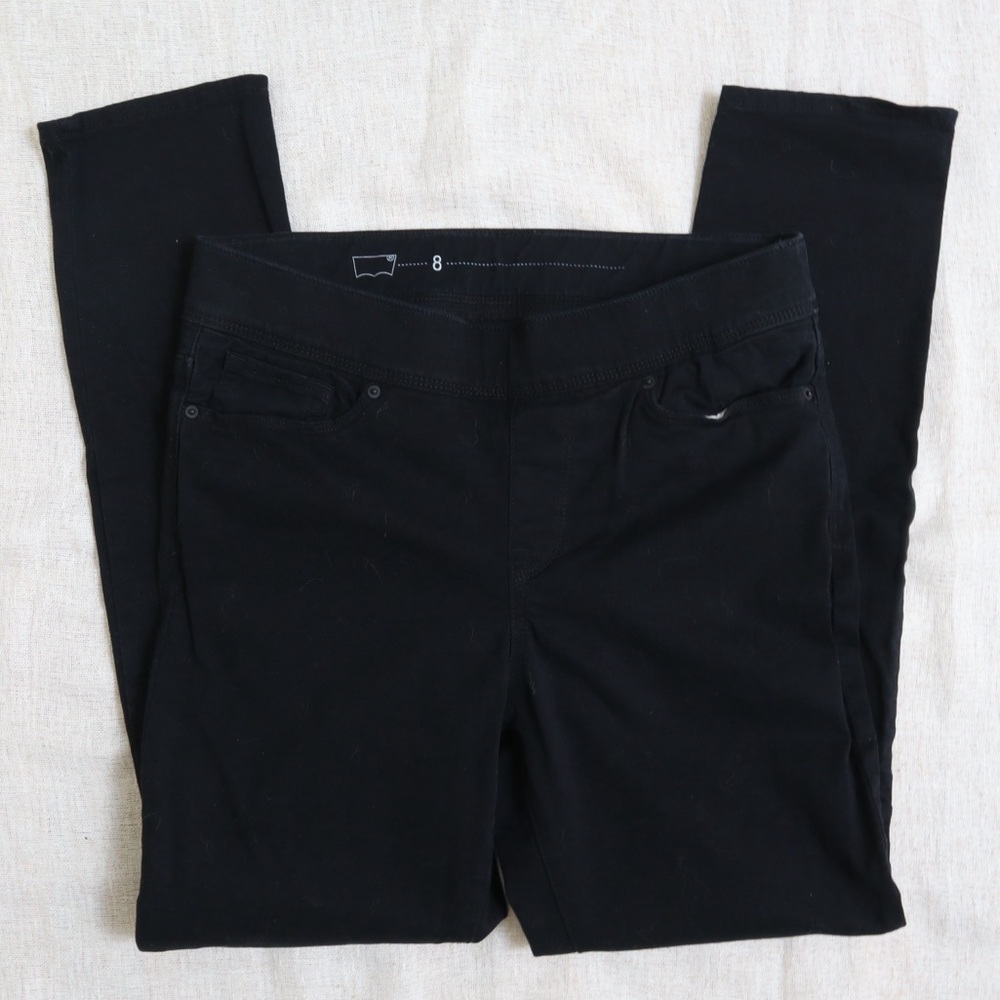 Levis Black Stretch Skinny Jeans